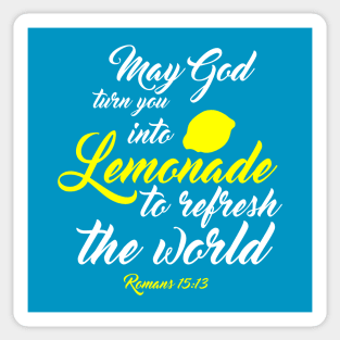 Lemonade Christian Shirts Sticker